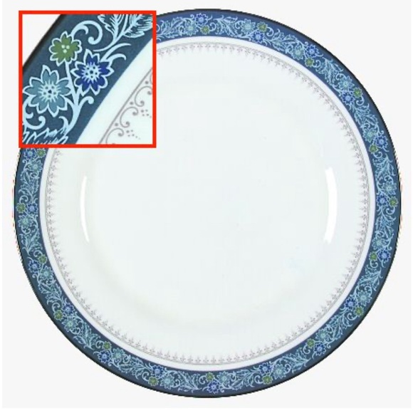 Cheltenham by Wedgwood set of three dinner plates